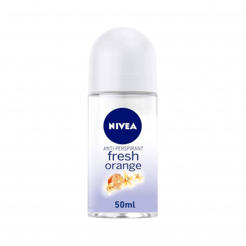 نيفيا مزيل عرق نسائي رول-اون برائحة برتقال المنعش - 50 مل نيفيا مزيل عرق نسائي رول-اون برائحة برتقال المنعش - 50 مل