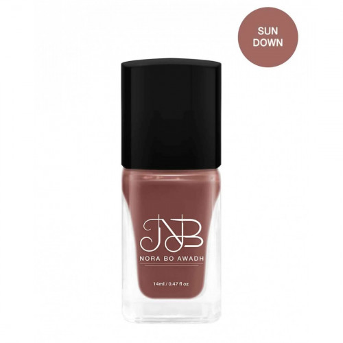 طلاء اظافر  من نورة بو عوض لون- صن داون