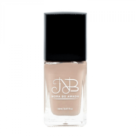 طلاء اظافر من نورة بو عوض لون- وايت موكا