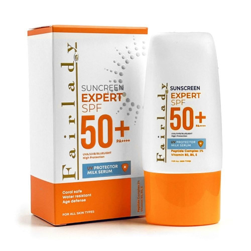 واقي شمس سائل للأشعة فوق البنفسجية بخلاصة الحليب SPF 50+ من فيرليدي - 50مل واقي شمس سائل للأشعة فوق البنفسجية بخلاصة الحليب SPF 50+ من فيرليدي - 50مل