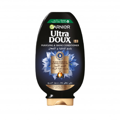 بلسم للتنقية واللمعان الترا دو بالفحم الأسود وزيت حبة البركة من غارنييه 360مل بلسم للتنقية واللمعان الترا دو بالفحم الأسود وزيت حبة البركة من غارنييه 360مل