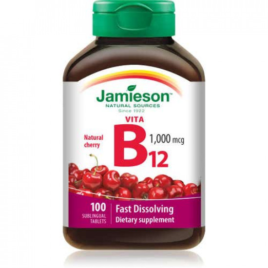 أقراص جاميسون فيتا ب12- 1000 ميكروغرام Fd 100 أقراص جاميسون فيتا ب12- 1000 ميكروغرام Fd 100