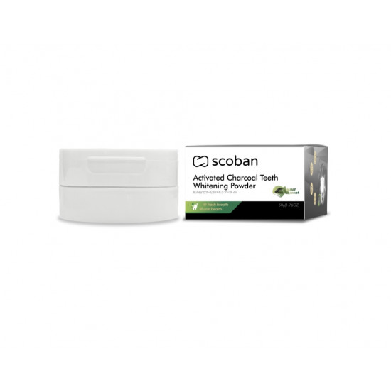 بودرة تبييض الأسنان بالفحم من سكوبان 50جم بودرة تبييض الأسنان بالفحم من سكوبان 50جم