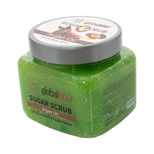 صنفرة للوجه والجسم بالأرغان من جلوبال ستار 600جم