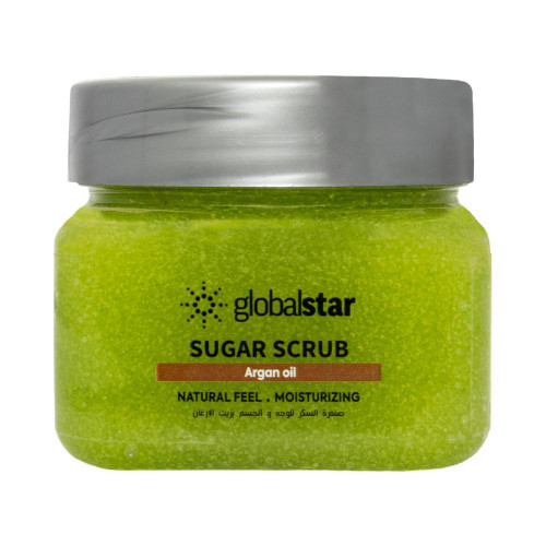 صنفرة للوجه والجسم بالأرغان من جلوبال ستار 600جم