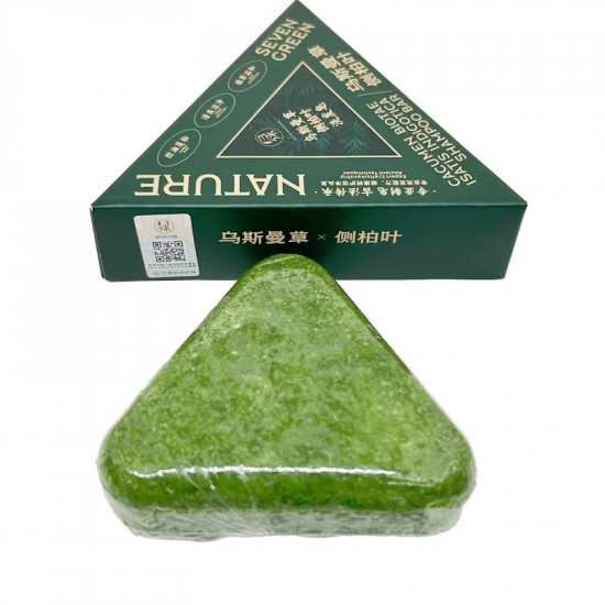 صابونة سفن جرين الطبيعية للعناية بالشعر 120ج  صابونة سفن جرين الطبيعية للعناية بالشعر 120ج