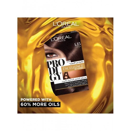 لوريال باريس صبغة بروديجي بني بارد 4.15 لوريال باريس صبغة بروديجي بني بارد 4.15