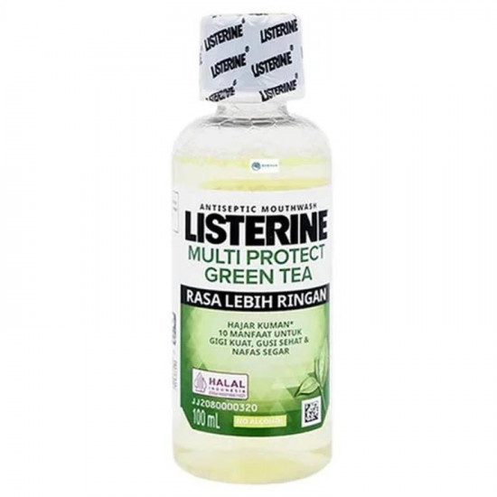 ليسترين غسول فم بالشاي الاخضر الطبيعي - 100 مل ليسترين غسول فم بالشاي الاخضر الطبيعي - 100 مل