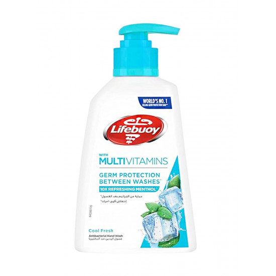 غسول اليدين برائحة منعشة باردة من لايف بوي 450مل غسول اليدين برائحة منعشة باردة من لايف بوي 450مل