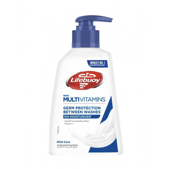 غسول اليدين المضاد للبكتيريا من لايف بوي مرطب 10 مرات. 450 مل غسول اليدين المضاد للبكتيريا من لايف بوي مرطب 10 مرات. 450 مل