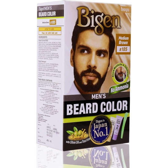 صبغة شعر اللحية للرجال من بيجين b105 صبغة شعر اللحية للرجال من بيجين b105