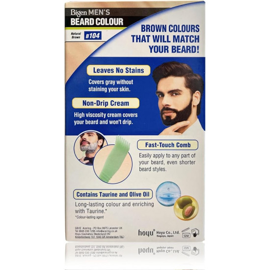 صبغة شعر اللحية للرجال من بيجين b104 صبغة شعر اللحية للرجال من بيجين b104