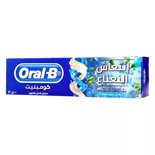 اورال بي كومبليت معجون اسنان انتعاش يدوم طويلا بالنعناع 100مل