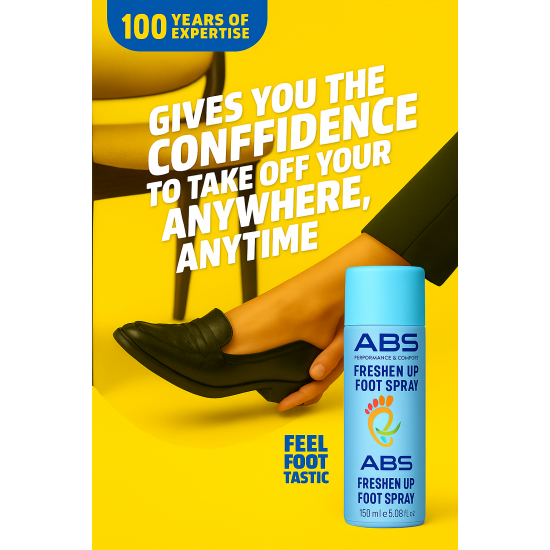 ايه بى إس معقم للقدمين 150 مل ايه بى إس معقم للقدمين 150 مل