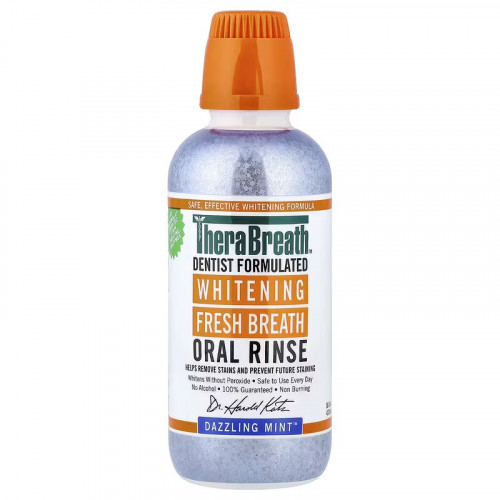 غسول الفم بالنعناع المبيض من ثيرابريث - 473 مل غسول الفم بالنعناع المبيض من ثيرابريث - 473 مل