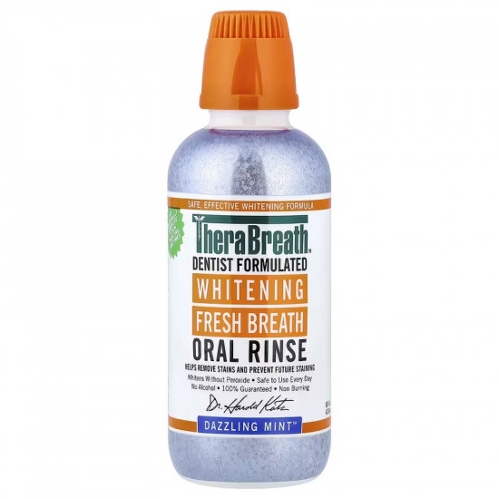 غسول الفم بالنعناع المبيض من ثيرابريث - 473 مل