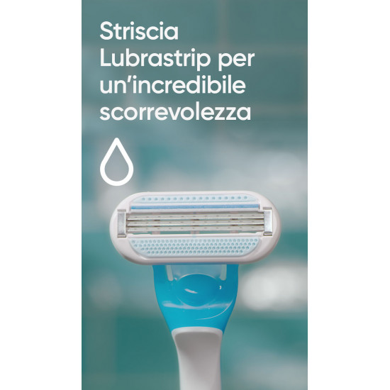 ماكينة حلاقة جيليت فينوس أوشيانا للاستخدام مرة واحدة تحتوي على 4 شفرات 