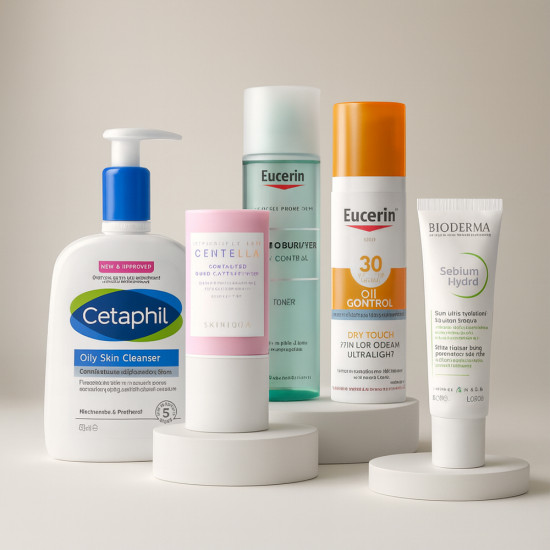 مجموعة العناية بالبشرة الدهنية
