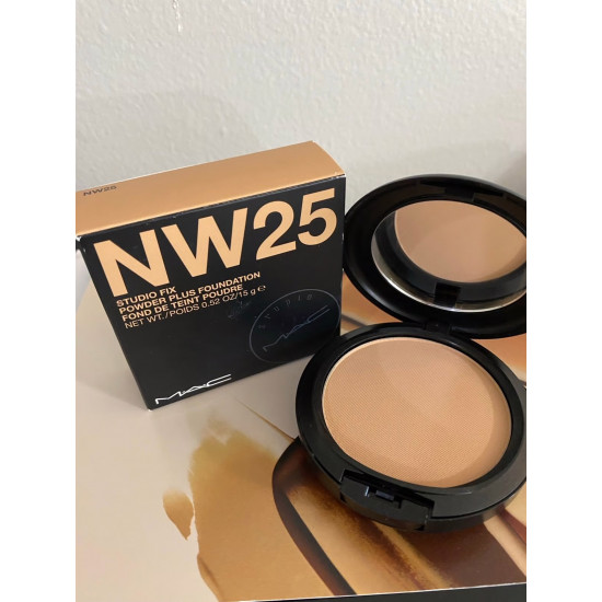 بودرة أساس ماك مضغوطه ستوديو فيكس Nw25 بودرة أساس ماك مضغوطه ستوديو فيكس Nw25