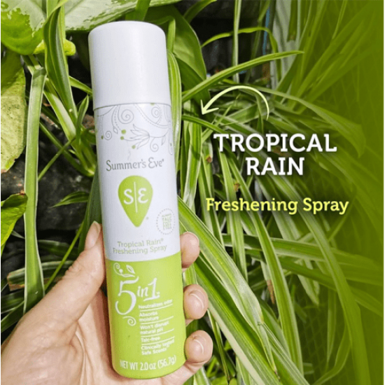 بخاخ معطر برائحة الأمطار الإستوائية للمنطقة الحساسة من سمرز ايف - 56.7غ بخاخ معطر برائحة الأمطار الإستوائية للمنطقة الحساسة من سمرز ايف - 56.7غ