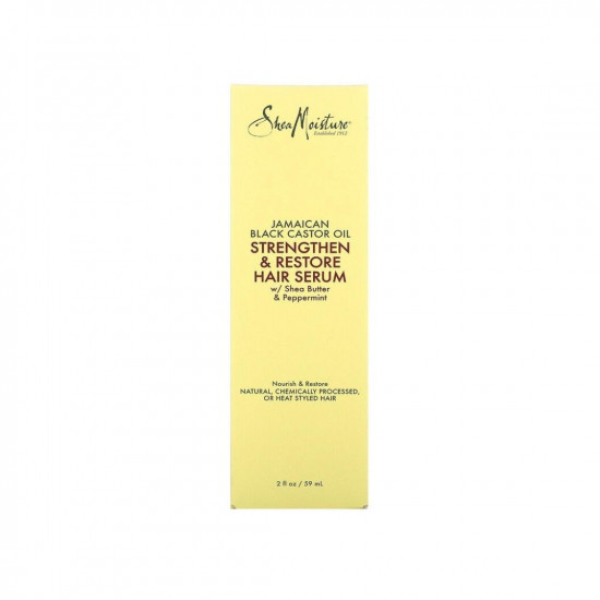 سيروم لتقوية الشعر بزيت الخروع الاسود الجمايكي من شيا مويستر - 59 مل  سيروم لتقوية الشعر بزيت الخروع الاسود الجمايكي من شيا مويستر - 59 مل