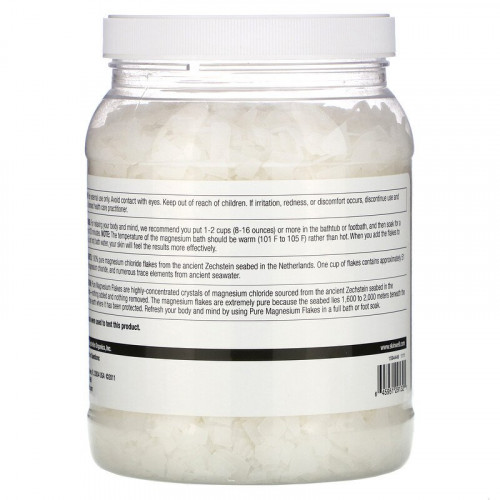 رقائق المغنيسيوم النقي محلول كلوريد المغنيسيوم من لايف فلو - 44 أوقية رقائق المغنيسيوم النقي محلول كلوريد المغنيسيوم من لايف فلو - 44 أوقية