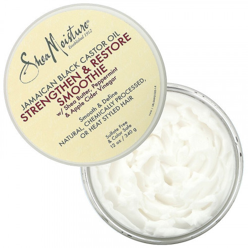 زيت الخروع الجامايكي الأسود لتقوية الشعر من شيا مويستر - 340 جم زيت الخروع الجامايكي الأسود لتقوية الشعر من شيا مويستر - 340 جم