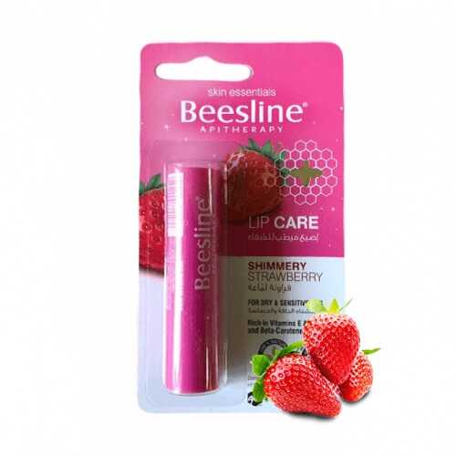 مرطب شفاه فراولة لماعة للشفاه الجافة والحساسة من بيزلين - 4غ