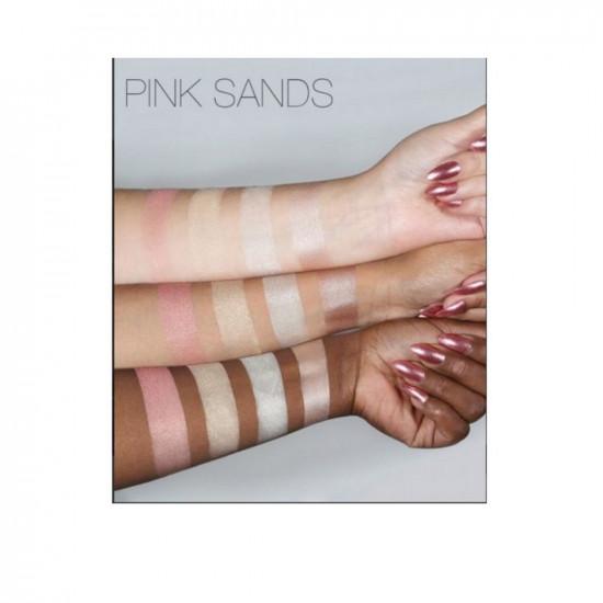 مجموعة إضاءة هايلايتر ثلاثي الأبعاد من هدى بيوتي - وردي مجموعة إضاءة هايلايتر ثلاثي الأبعاد من هدى بيوتي - وردي