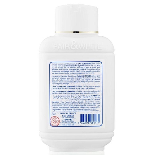 فير آند وايت لوشن الجسم الأصلي بالحليب لتفتيح الجسم 485 مل فير آند وايت لوشن الجسم الأصلي بالحليب لتفتيح الجسم 485 مل