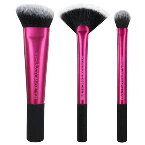 مجموعة فرش تحديد الوجه من ريل تكنيك مكونة من 4 قطع مجموعة فرش تحديد الوجه من ريل تكنيك مكونة من 4 قطع