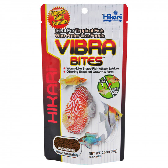 غذاء الدود الأحمر المبتكر - Hikari - Vibra Bites غذاء الدود الأحمر المبتكر - Hikari - Vibra Bites