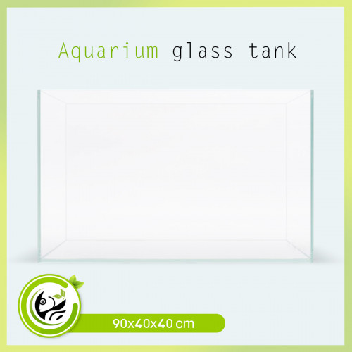 حوض زجاجي سوبر كلير حجم 90x40x40 سم حوض زجاجي سوبر كلير حجم 90x40x40 سم