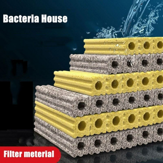 سيراميك البايب للأحواض الكبيرة وفلاتر السامب - Bacteria house سيراميك البايب للأحواض الكبيرة وفلاتر السامب - Bacteria house