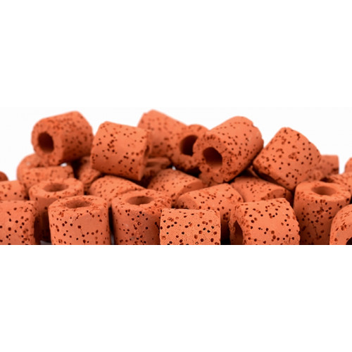 سيراميك أسطواني مصنوعة من الصخور البركانية 500 جرام - Bacteria breathing ring red