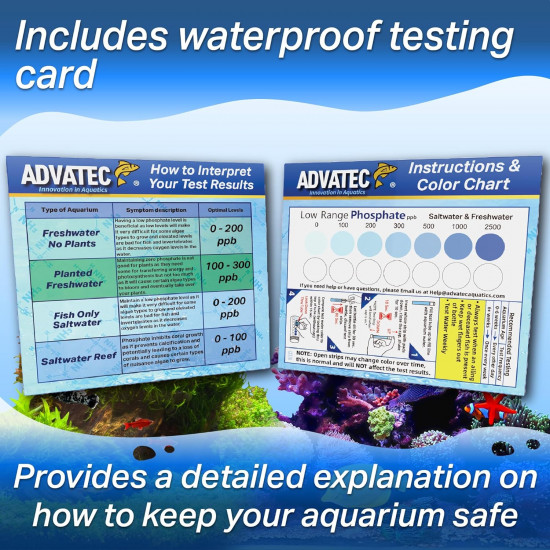 عدة إختبار الفوسفات للماء - ADVATEC PHOSPHATE TEST عدة إختبار الفوسفات للماء - ADVATEC PHOSPHATE TEST