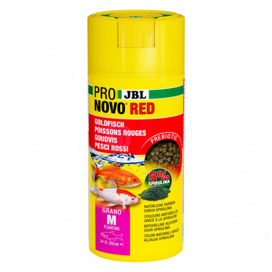 غذاء فاخر لأسماك الجولدن فيش 93 جرام - JBL PRONOVO RED GRANO M غذاء فاخر لأسماك الجولدن فيش 93 جرام - JBL PRONOVO RED GRANO M