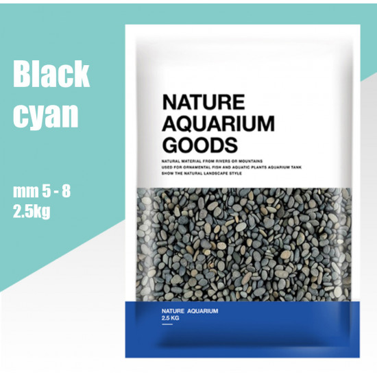 natural aquarium goods - Black cyan 2.5kg natural aquarium goods - Black cyan 2.5kg