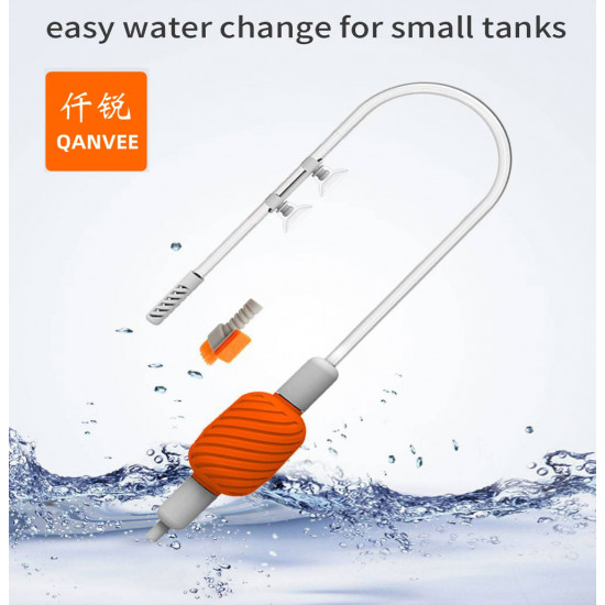 أداة تنظيف وشفط الماء للأحواض الصغيرة للمحترافين - Qanvee cleaning tank أداة تنظيف وشفط الماء للأحواض الصغيرة للمحترافين - Qanvee cleaning tank