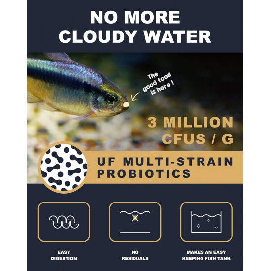 غذاء أسماك التيترا الصغيرة والإستوائية - ULTRA FRESH Tropical