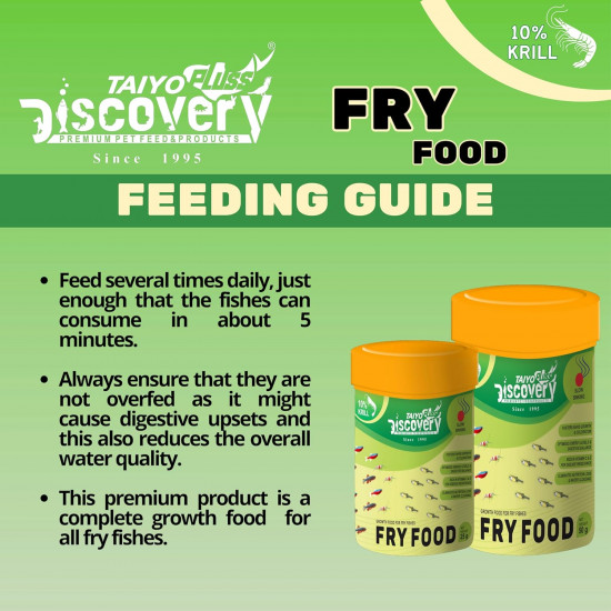 غذاء صغار الأسماك - Discovery FRY food غذاء صغار الأسماك - Discovery FRY food