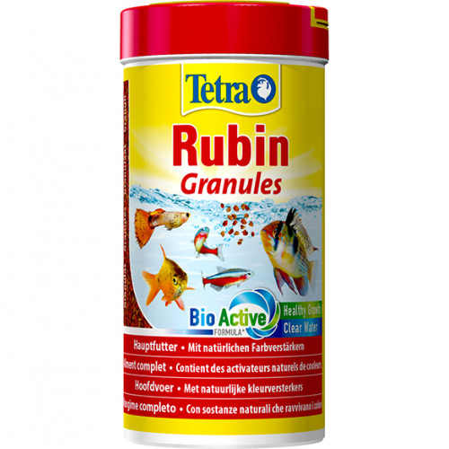 غذاء حبوب الفاخر للأسماك الأستوائية المدعم - Tetra Rubin Granules