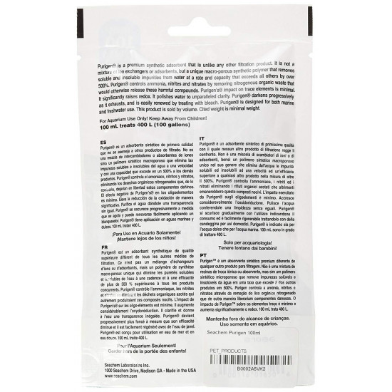 Seachem - Purigen 100ml Seachem - Purigen 100ml