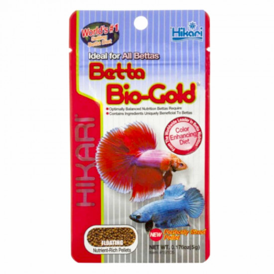 غذاء معزز لتفريخ وللون لأسماك البيتا - Hikari bio gold غذاء معزز لتفريخ وللون لأسماك البيتا - Hikari bio gold
