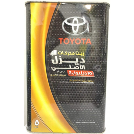 تويوتا زيت محركات ديزل 15W40 CI4  5L تويوتا زيت محركات ديزل 15W40 CI4  5L