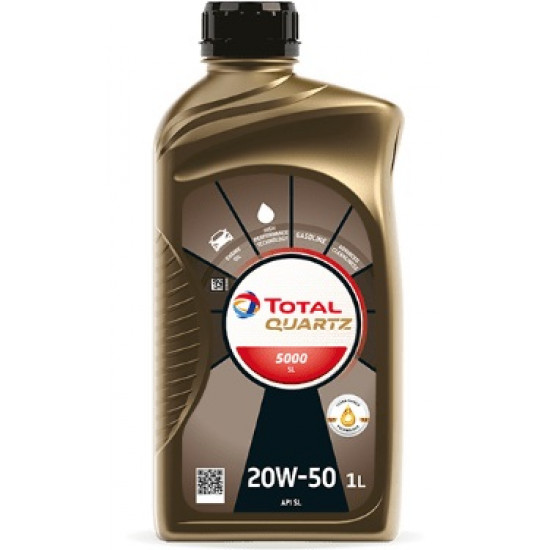 توتال زيت محرك  بنزين 20W50 كوارتز 5000   SL  