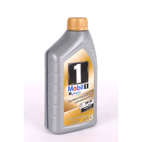 موبيل وان زيت محركات متطور تخليقي بالكامل (0W40) ( 1 لتر )  موبيل وان زيت محركات متطور تخليقي بالكامل (0W40) ( 1 لتر )