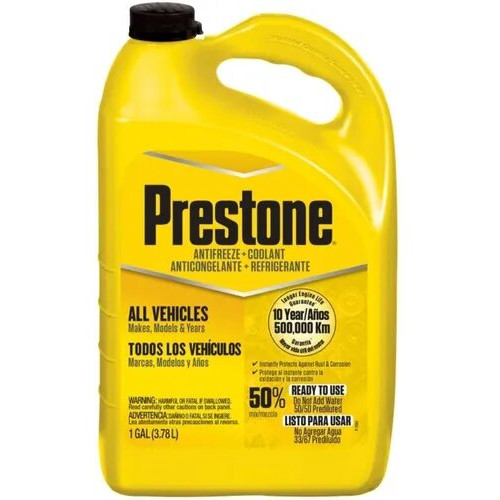 بريستون ماء تبريد ومضاد للتجمد 50/50 (أخضر) 