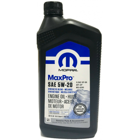 موبار زيت محرك بنزين SAE 5W20 MAXPRO أمريكي 946 ملي موبار زيت محرك بنزين SAE 5W20 MAXPRO أمريكي 946 ملي