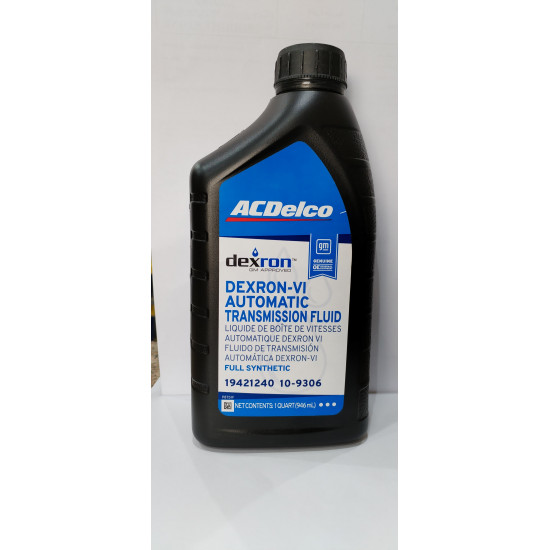ACDELCO DEXRON VI AUTOMATIC TRANSMISSION FLUID 946ML USA ACDELCO DEXRON VI AUTOMATIC TRANSMISSION FLUID 946ML USA
